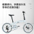 OIMG折叠车自行车变速20寸折叠自行车超轻便携铝合金变速男女成人公路 黑色 20吋辐条轮（ 10速 20英吋