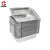 厚创 一次性铝箔餐盒 长方形锡纸盒烤鱼烘焙烧烤打包盒 餐盒+覆铝纸盖400ml 30个