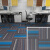 凯柏象KBX 深蓝色50x50cm 办公室地毯拼接满铺加厚工程商用方块防火KBX-DE-26