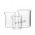 石英烧杯 50/100/250/500ml高纯石英玻璃耐高温高透石英玻璃烧杯工业品 100mL