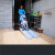 爱帛哆（AIBODUO）残疾人坡道 便携无障碍残疾人通道可移动铝合金道板台阶垫轮椅坡 长240cm焊接铰链