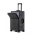 AHRW时尚网红拉杆箱大容量学生行李箱前开盖商务旅行箱接口箱子 白色 26英寸