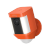 RingJobsite Spotlight Cam Battery 智能摄像头工地施工安全 电池款 橙色 检测运动 内置夜视仪和LED
