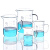 玻璃烧杯高硼硅低型耐高温带把烧杯实验器材 250 500 1000 ml 10000ml(1个)