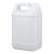 水杉塑料桶方桶油壶小酒桶食品级方形油桶2.5L/10kg5升公斤密封取样桶 4L-白色