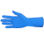希万辉 一次性PVC手套tpe餐饮乳胶专用丁腈胶皮橡胶 蓝色复合材质50只 L