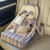 CLCEY汽车用便携式儿童安全座椅简易车载0-4-12岁 深蓝奥特曼(6月-5岁)