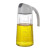 浴曼斯（YUMANSI） 自动开合玻璃油壶家用厨房装油倒油防漏特大小号酱油醋调料瓶油罐630ML 630MLX2瓶