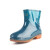 3531PVC女式低筒雨靴1305蓝色绿色防滑牛筋低帮雨鞋工作水鞋 37码