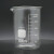 欧杜 玻璃量杯带刻度耐高温可加热实验室透明玻璃烧杯 250毫升