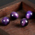 LAS天然紫色虎眼石散珠子圆珠整包diy珠宝隔珠木变手工串珠编制材料 6mm/30颗 可做单圈