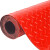 PVC牛筋防滑垫塑料防水地垫耐磨橡胶垫1.6M*12米*2.7mm厚度长  单位：卷 红色