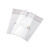 广东工厂可定制cpe平口袋磨砂自粘袋半透明手机袋白色塑料袋 20*（30+3）CM印刷自粘 1000只 48小时发货