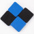 海斯迪克 HKW-250 白板擦 正方形5*5*2清洁除尘擦海绵擦玻璃擦 蓝色黑布无磁（36个）