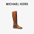 MICHAEL KORS迈克高仕 皮质及膝长筒靴拉链骑士靴子女鞋 牛皮棕 230 6.0 36