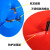 户外立式道水泵电防水罩PP材质 水泵防雨防晒罩水泵帽防护盖 立式蓝色(特小)直径：21CM 含底脚螺丝
