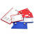 稳斯坦 WST133 磁性标签 仓库标识牌货架标识卡物料卡材料卡片 (蓝5.5*8特强磁)