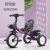 MDUG儿童三轮车自行车童车脚踏车玩具幼儿园1-3-2-6岁大号宝宝手推车 大s经典米咖色