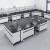 浦丰 实验台实验室工作台化验室试验桌操作台1m钢木水槽台PFET07