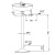 润旺达 WJH0359A立式紧急洗眼器 化工实验室医院紧急装置 SS304不锈钢 红色