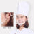 LISM餐饮口罩塑料厨师口罩透明微笑食堂餐厅饭店口罩防雾防飞沫口水罩 5个优惠装