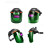 鹿色光电变面具头戴式面焊自动面罩帽子防护罩焊工眼镜电焊全脸氩弧焊 jk7788+电焊手套+护目镜
