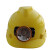 带工作灯的矿工安全帽强光可充电锂电池LED灯头灯工地 白色带灯安全帽