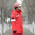 久臻 YSF232 冬季应急救援棉服 消防搜救反光衣 防水透气应急棉上衣 红色(单上衣) S 