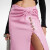 帕高（Paco Rabanne）     亮片中长半身裙奢侈品潮牌P00686223 粉红色 XS