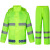 安先达雨衣防汛雨衣反光分体雨衣套装 150D牛津布PVC兰格绿 M 