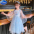 迪士尼（Disney）女童爱莎公主裙夏儿童装洋气连衣裙新款纱裙小女孩夏天艾莎裙子 粉色长袖+皇冠+魔法棒 150cm
