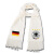 橙央2022秋冬新款队足球披肩围巾男女款Germany卡塔尔世界杯围脖 白色