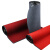 科力邦（Kelibang） 条纹复合地毯 可裁剪双条纹PVC复合防滑地垫 酒店地垫走廊防滑地毯 0.9*5m KB1211酒红色