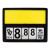 稳斯坦 W1037 (2个)挂式价格牌 超市商场标牌可擦写双面标价牌果蔬生鲜标签牌 黑色A4标价牌