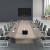 贵丘会议桌长桌简约现代会议室工作台接待小型洽谈桌办公桌椅组合家具 2.0*1.0米会议桌