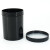 海斯迪克 密封罐 加厚塑料瓶广口油墨罐 大口直立桶 存储罐密封桶 黑色1000ML HKWY-21