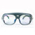 定制电焊眼镜 劳保平光镜焊专用电焊眼镜牛皮面罩 可拆卸焊用打磨防光防飞溅护目镜 添新-1付-透明眼镜-