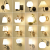 花乐集壁灯床头灯卧室现代简约北欧创意美式客厅过道灯宾馆led墙壁灯具 灰色 20W
