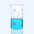 高型烧杯 实验室高硼硅耐热玻璃量杯 带刻度高形玻璃杯 100ml 250 高型玻璃烧杯100ml(4个)