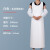 天颛大码无袖马甲皮革围裙背心式防水防油家用厨房工厂时尚反穿罩衣女 白色130袖套