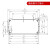 锢丰(GOF)80-40铝合金仪表仪器外壳防水铝接线配适器铝型材控制器电源盒防摔散热DIY定制K13 80-40-70 喷砂银白