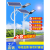 新农村太阳能锂电池路灯6 7 8米户外路灯高杆庭院小区道路灯 白色8米200瓦 太阳能 工程款 白色8米200瓦