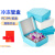塑料冻存管盒冷存管盒EP管盒pc1.8/2/5/10ml25格50格81格100格 【BKMAM】50格 PP材质 黄色 1.5/1.