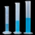 实验室塑料量筒带刻度线pp材质聚丙烯10/25/50/100/250/500/1000/ 聚丙烯250ml