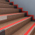 台阶防滑条台阶自粘止滑条 楼梯防滑条 室外踏步PVC防水防滑贴  斜坡压条 桔红色 5CM宽带粘胶1米价