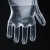 同固一次性PE手套 加厚耐用 厨房食品餐饮卫生隔离手套防水防护手套 透明手套 10包1000只