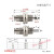 定制小型气动微型迷你气缸针型作用螺纹笔型CJPB62FCDJP2B102FCJ1B4-15B CJPB10-5