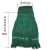 棉线彩色蜡拖头拖把头墩布头可拆洗地拖水拖替换布5个 窄边绿色拖把头