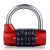 稳斯坦 W7289 5位字母锁 健身房更衣柜密室道具密码锁挂锁字母密码锁 红色
