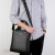 酷奇袋鼠新款男士包包横款手提包单肩包电脑包商务包 68065-28黑色 大包 14英寸 可放笔记本